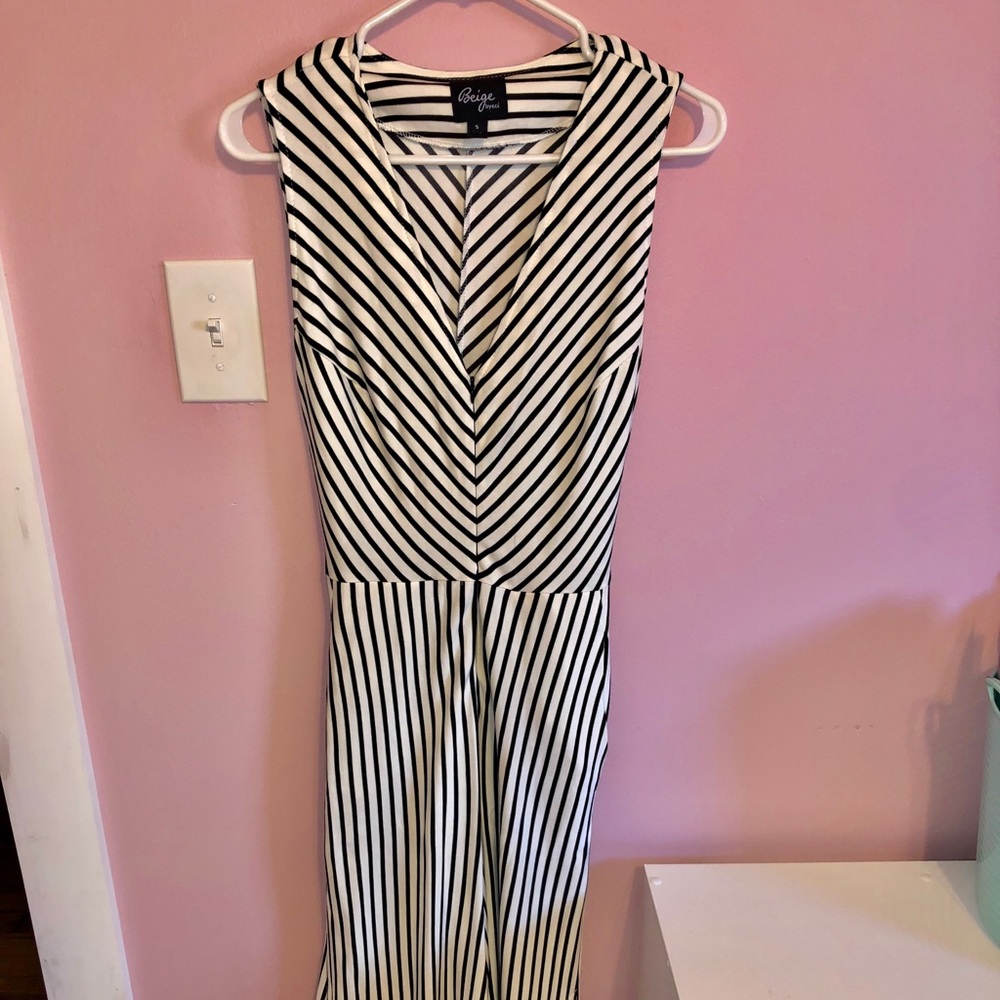 Striped jumpsuit
